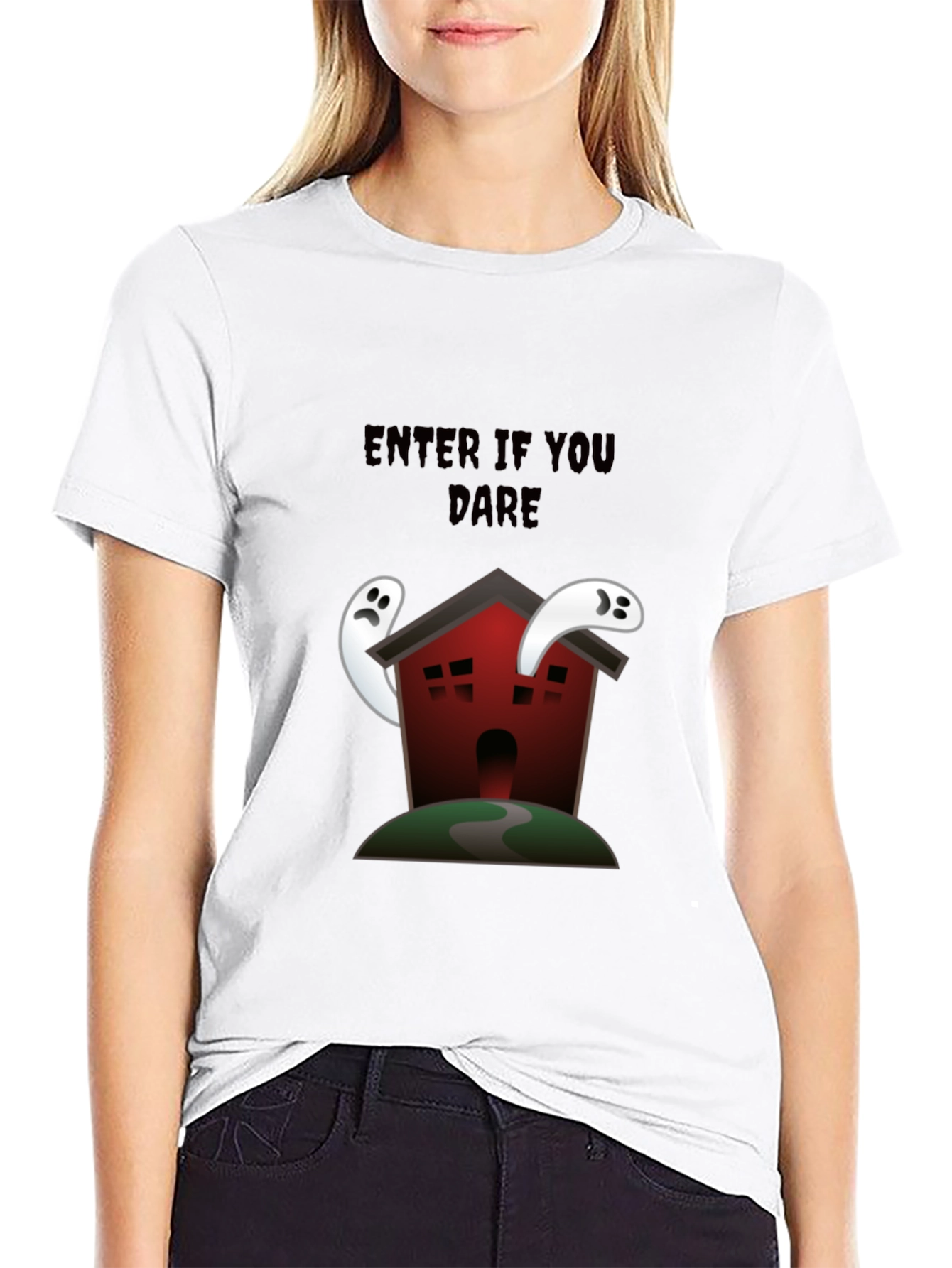 Enter If You Dare Halloween T-Shirt