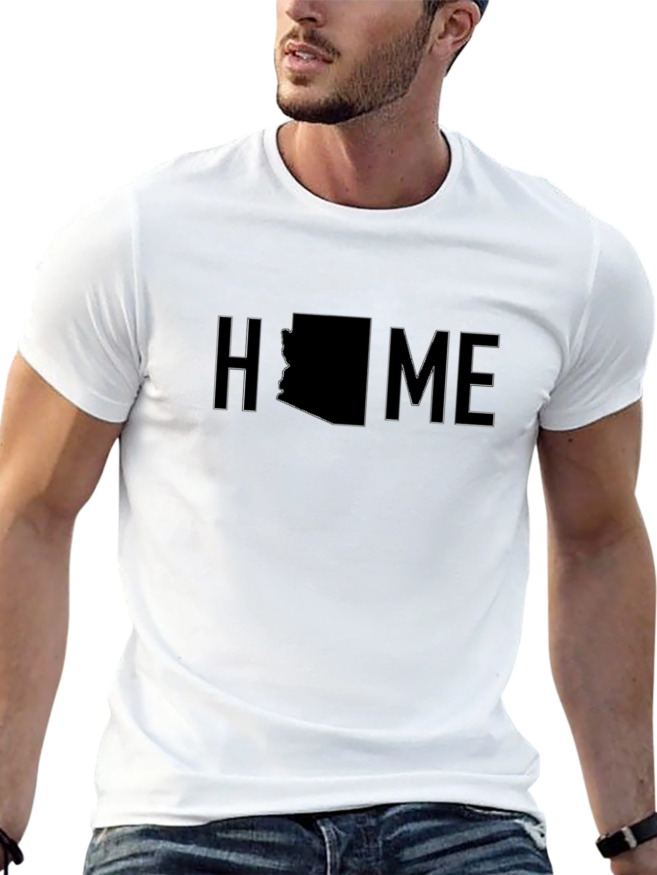 Arizona Home State Graphic T-Shirt - Black