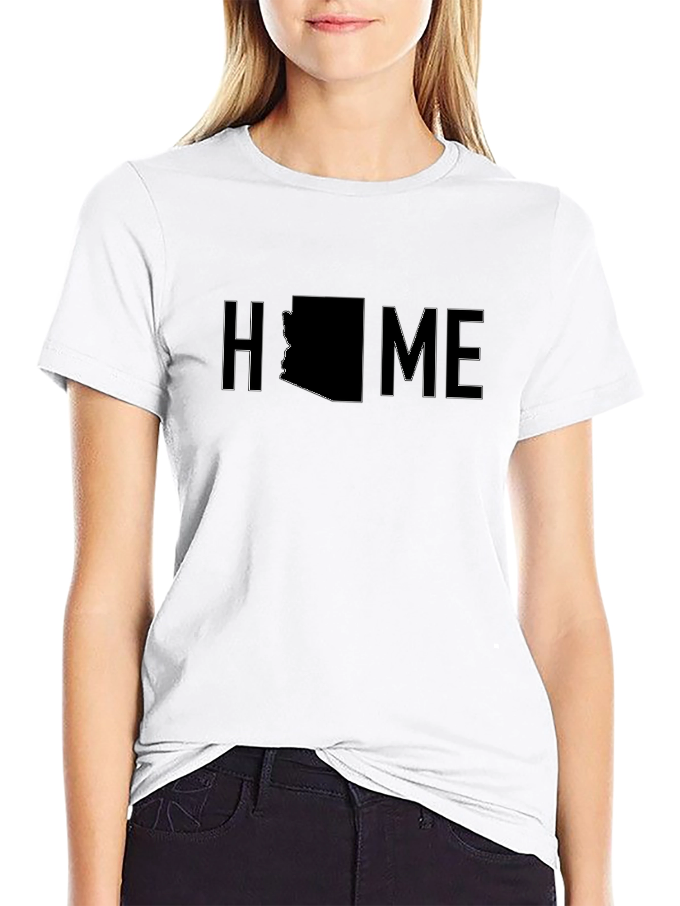 Arizona Home State Graphic T-Shirt - Black
