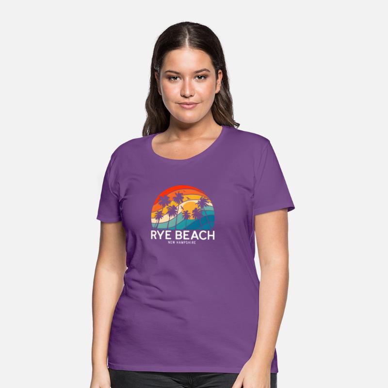 Rye Beach New Hampshire Palm Tree Tropical Beach