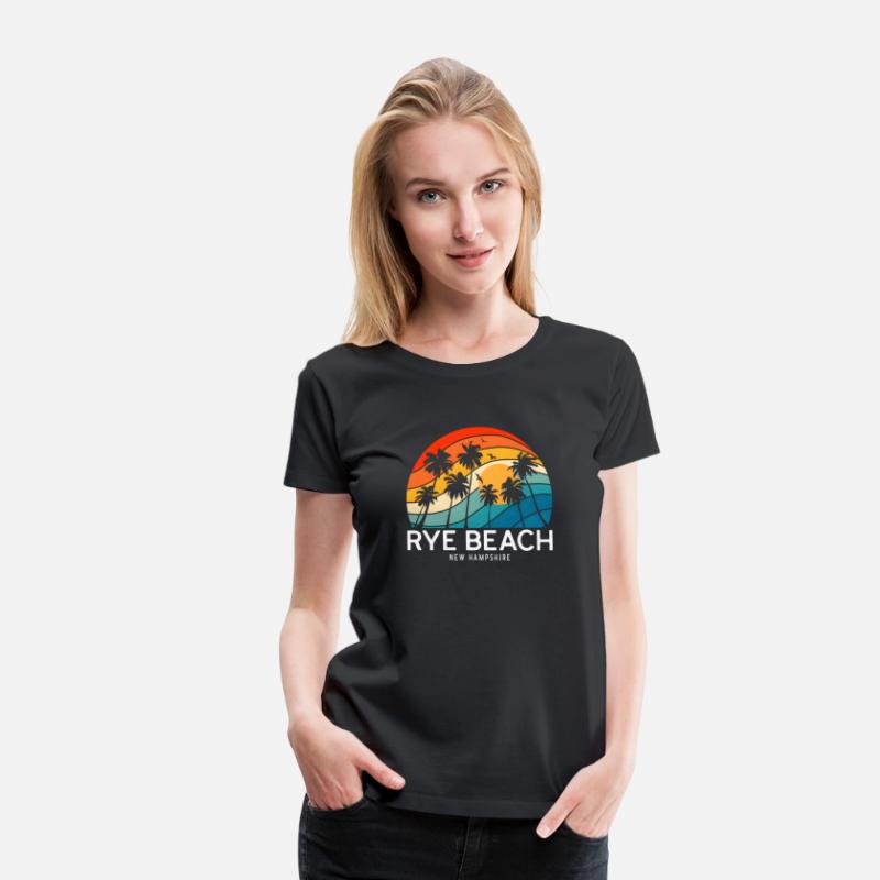 Rye Beach New Hampshire Palm Tree Tropical Beach