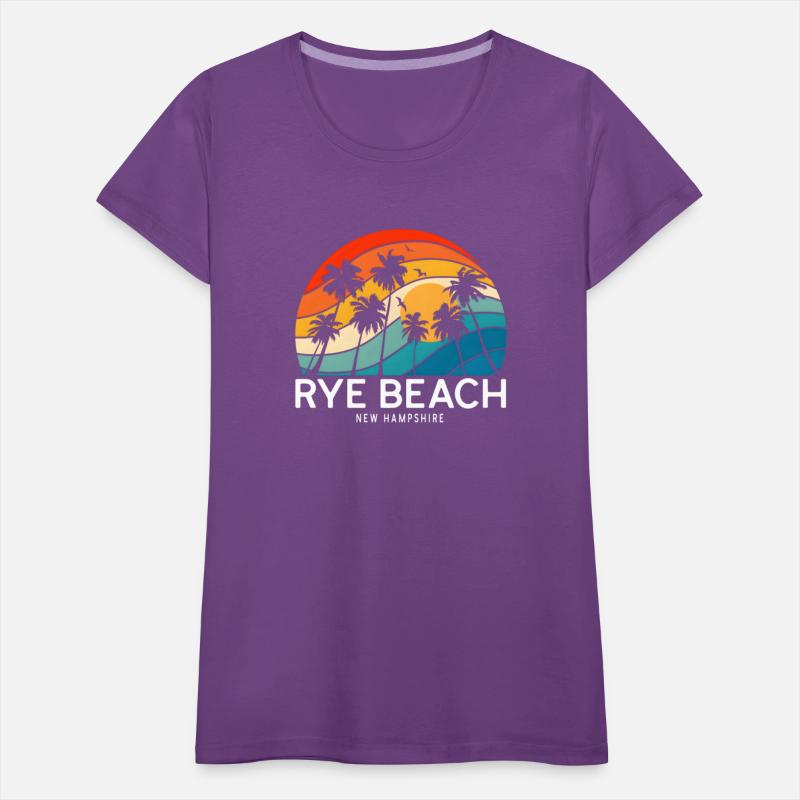 Rye Beach New Hampshire Palm Tree Tropical Beach