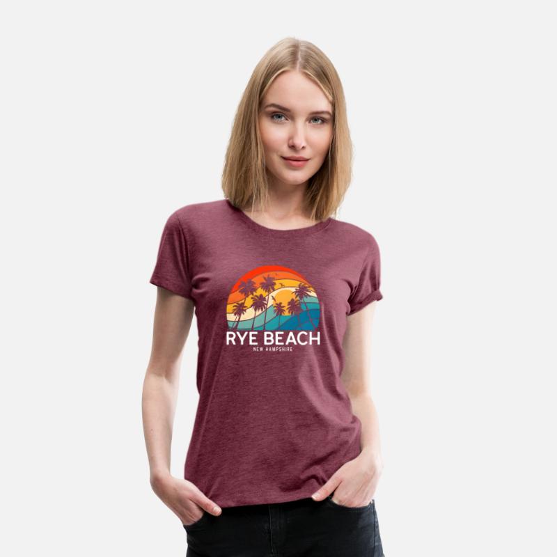 Rye Beach New Hampshire Palm Tree Tropical Beach