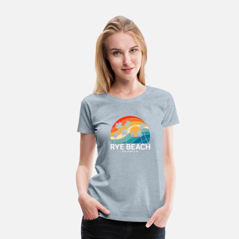 Rye Beach New Hampshire Palm Tree Tropical Beach