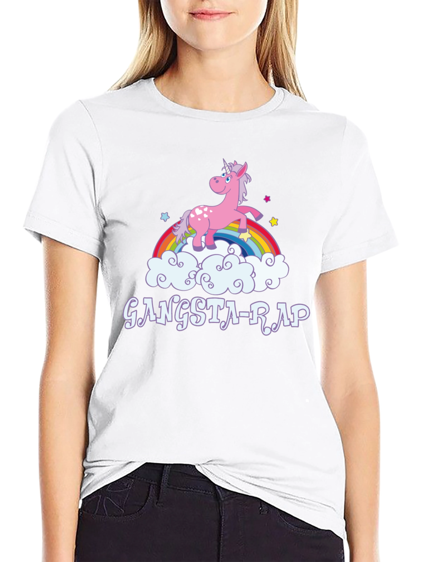 Gangsta-Rap Unicorn T-Shirt