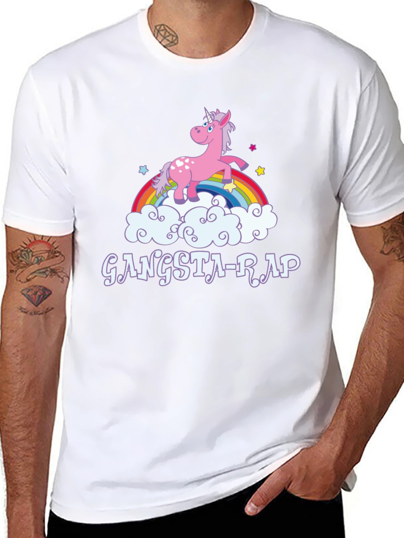Gangsta-Rap Unicorn T-Shirt