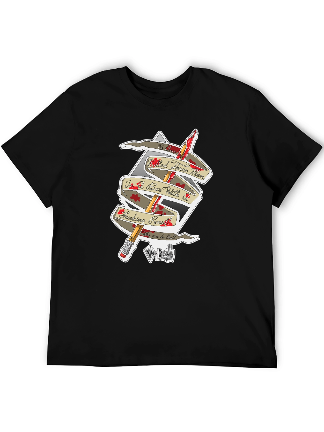 Baba Yaga Pencil T-Shirt