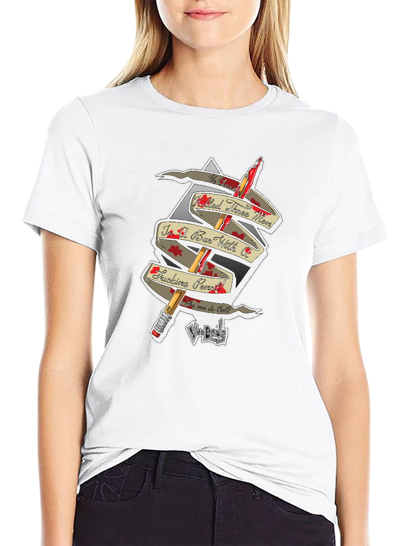 Baba Yaga Pencil T-Shirt