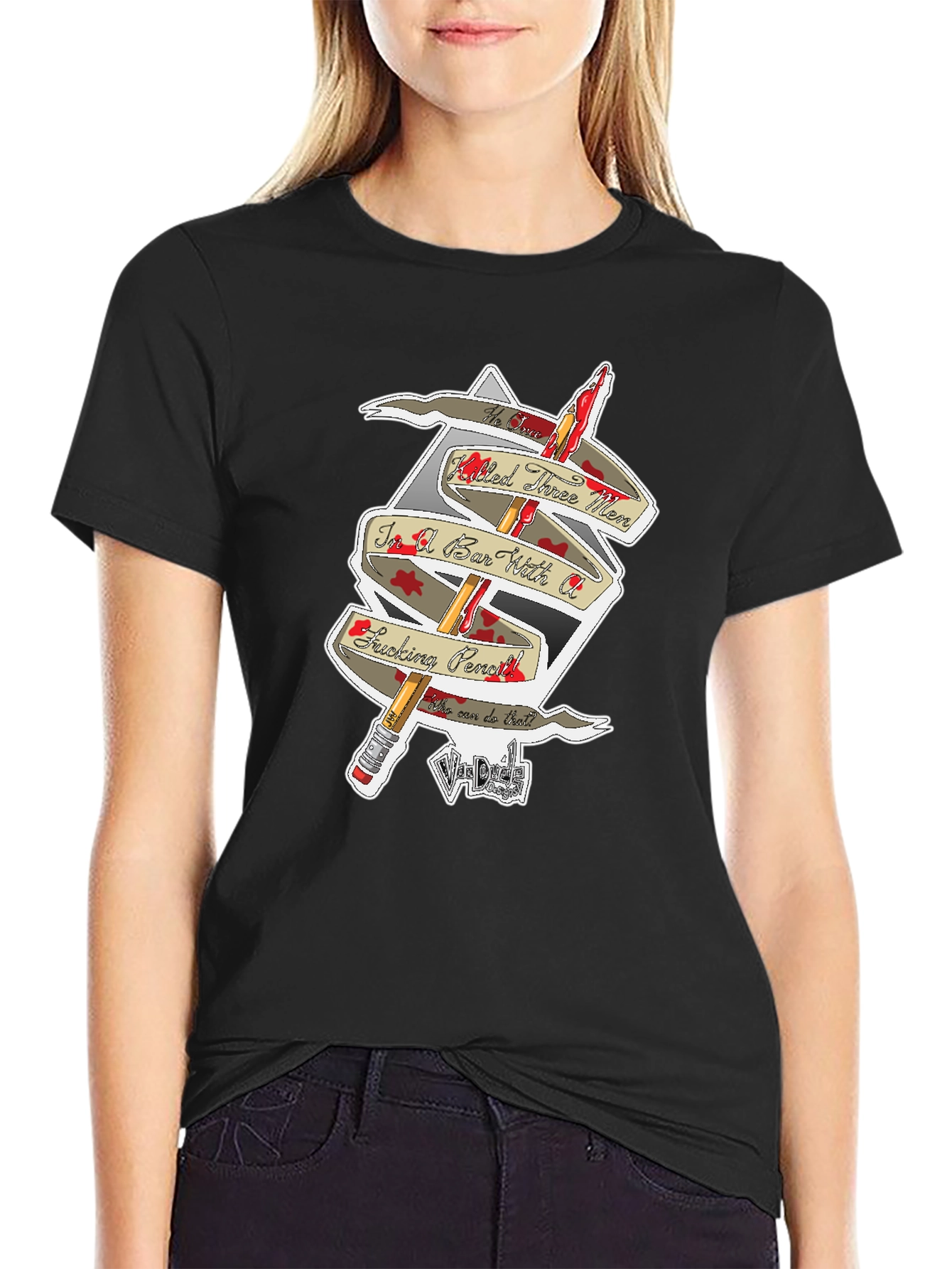 Baba Yaga Pencil T-Shirt
