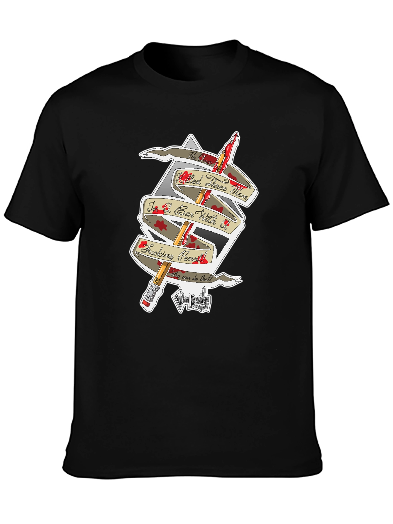 Baba Yaga Pencil T-Shirt