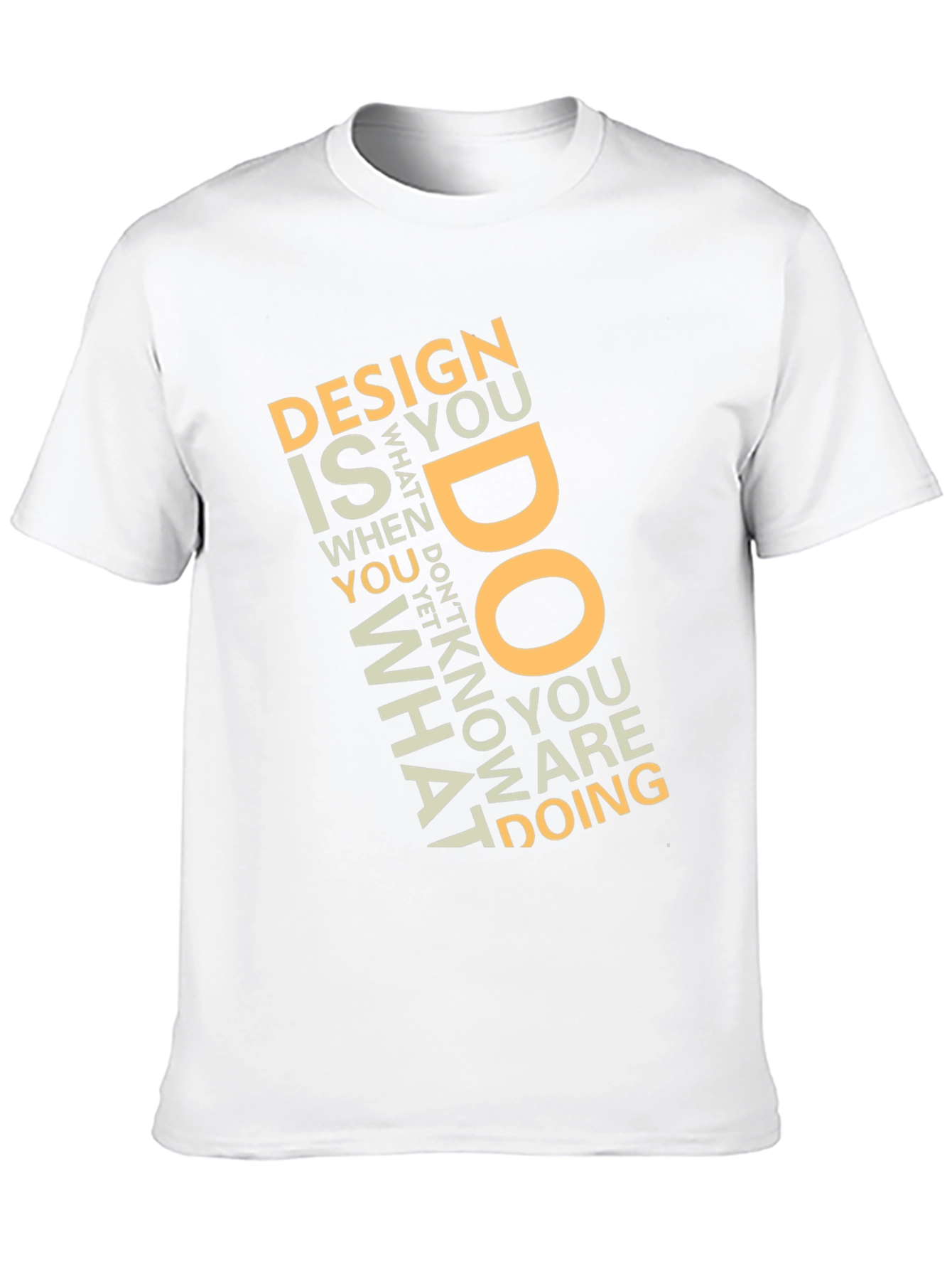 Design What You Do Black Graphic Tee