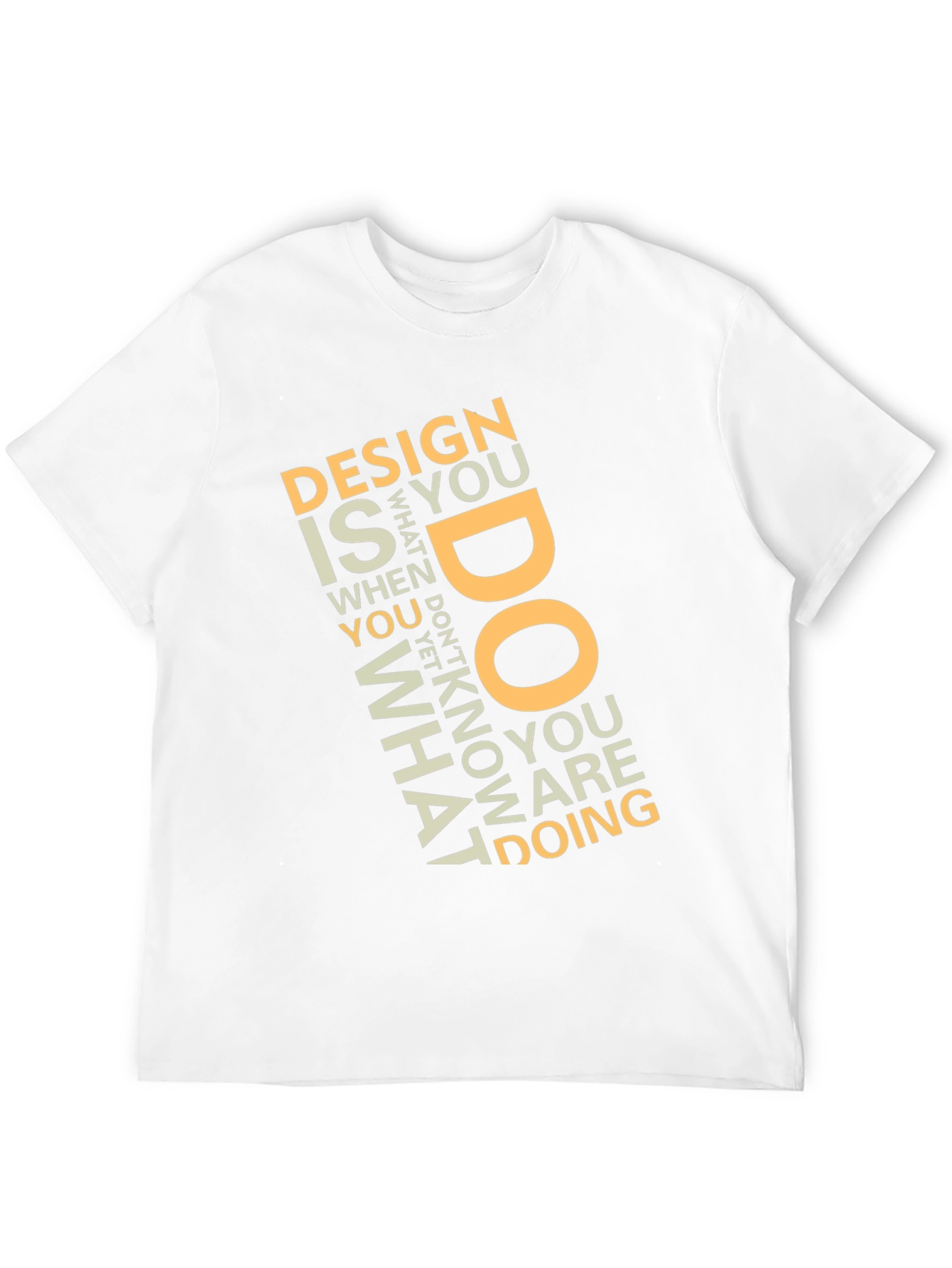 Design What You Do Black Graphic Tee