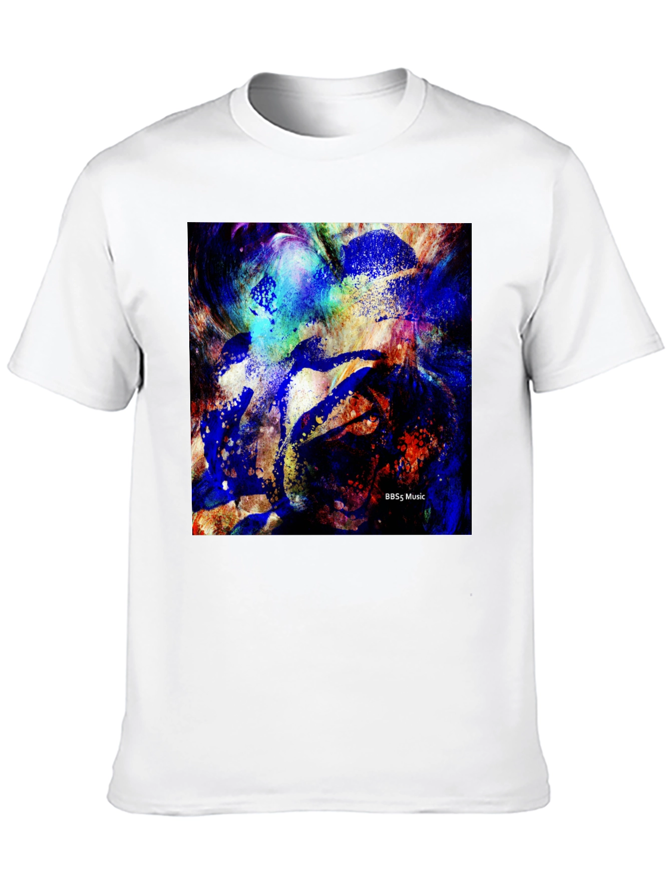 Abstract Art Black T-Shirt | BBSs Music Design