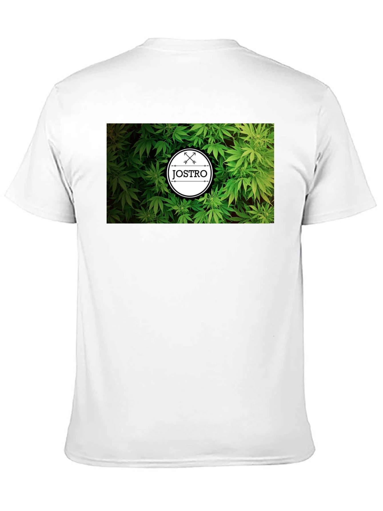 JOSTRO Weed Graphic Black T-Shirt