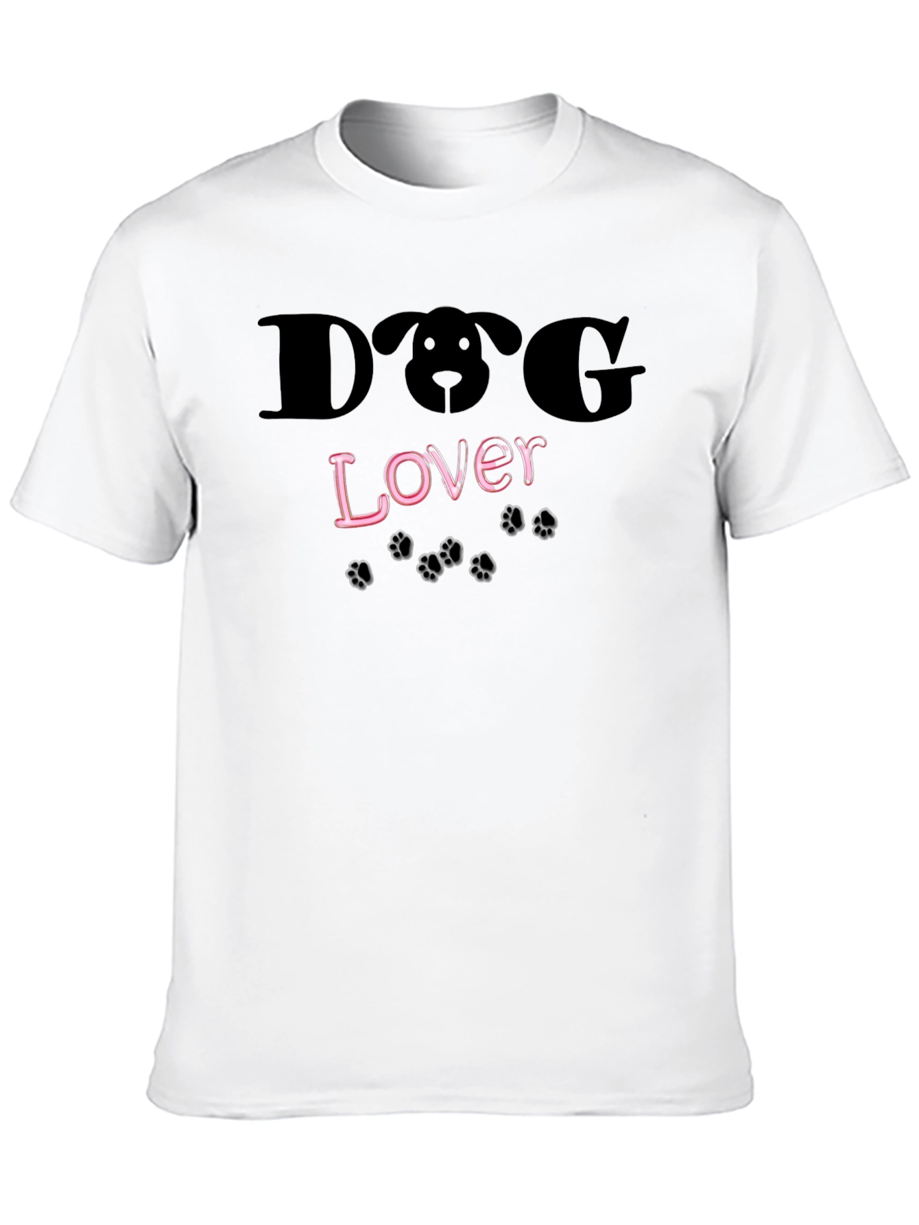 Dog Lover T-Shirt - Black Cute Puppy Design
