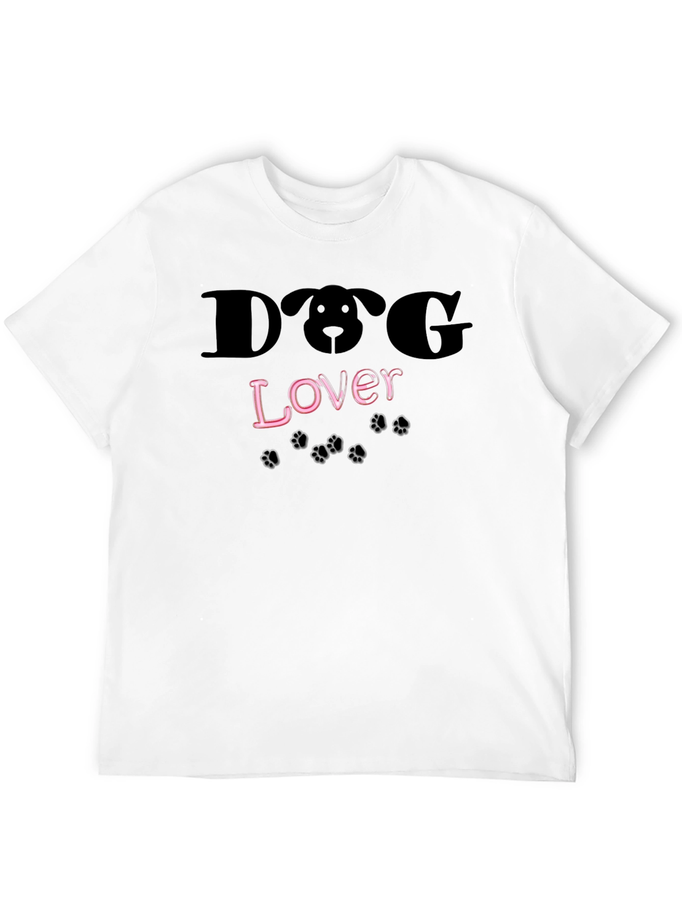 Dog Lover T-Shirt - Black Cute Puppy Design