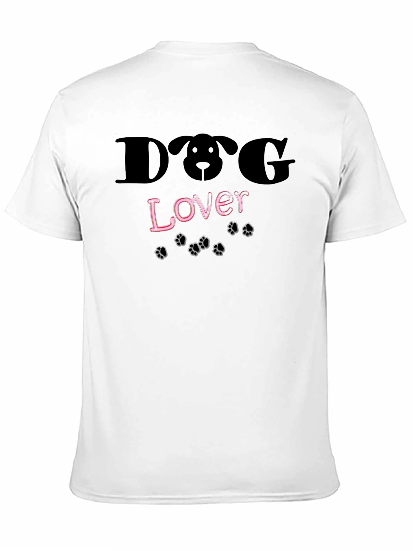 Dog Lover T-Shirt - Black Cute Puppy Design