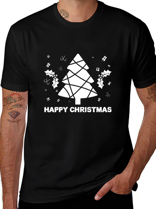 Festive Christmas Tree Graphic Tee