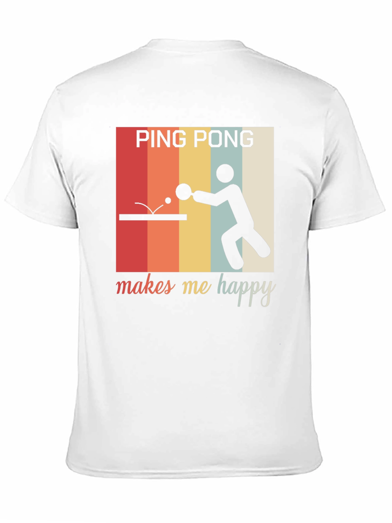 Ping Pong Makes Me Happy Graphic Tee