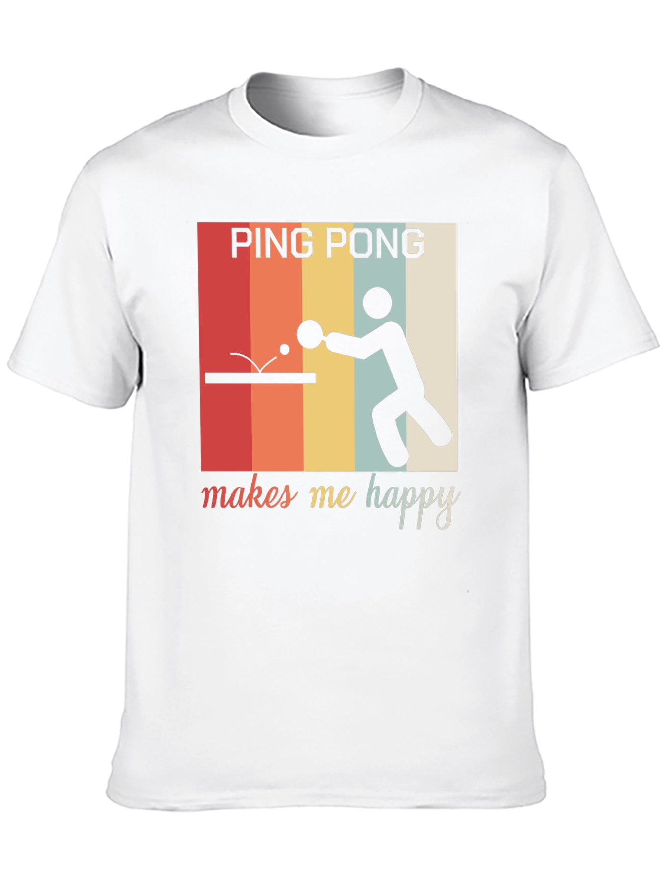 Ping Pong Makes Me Happy Graphic Tee