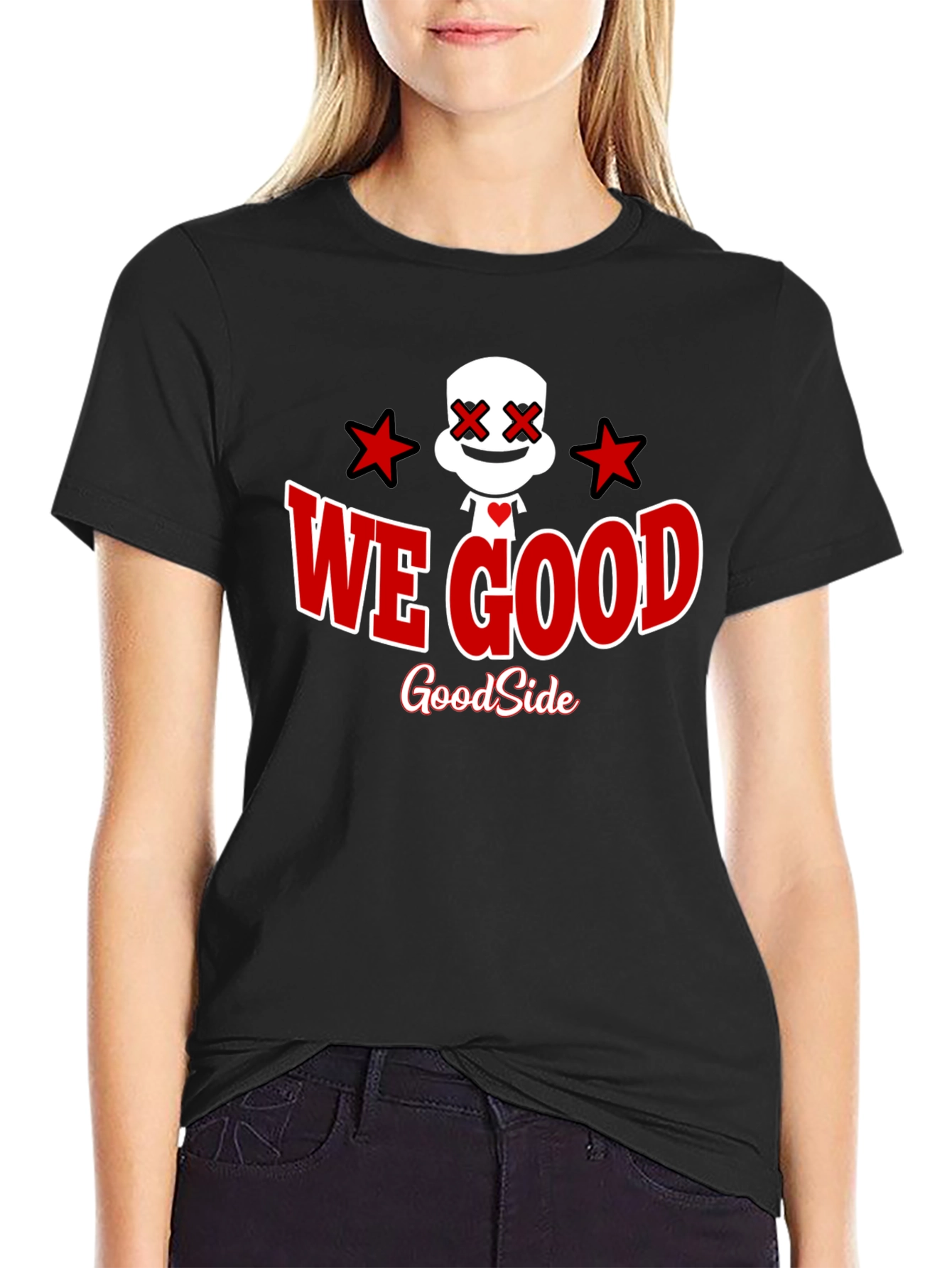 We Good GoodSide Graphic Black T-Shirt