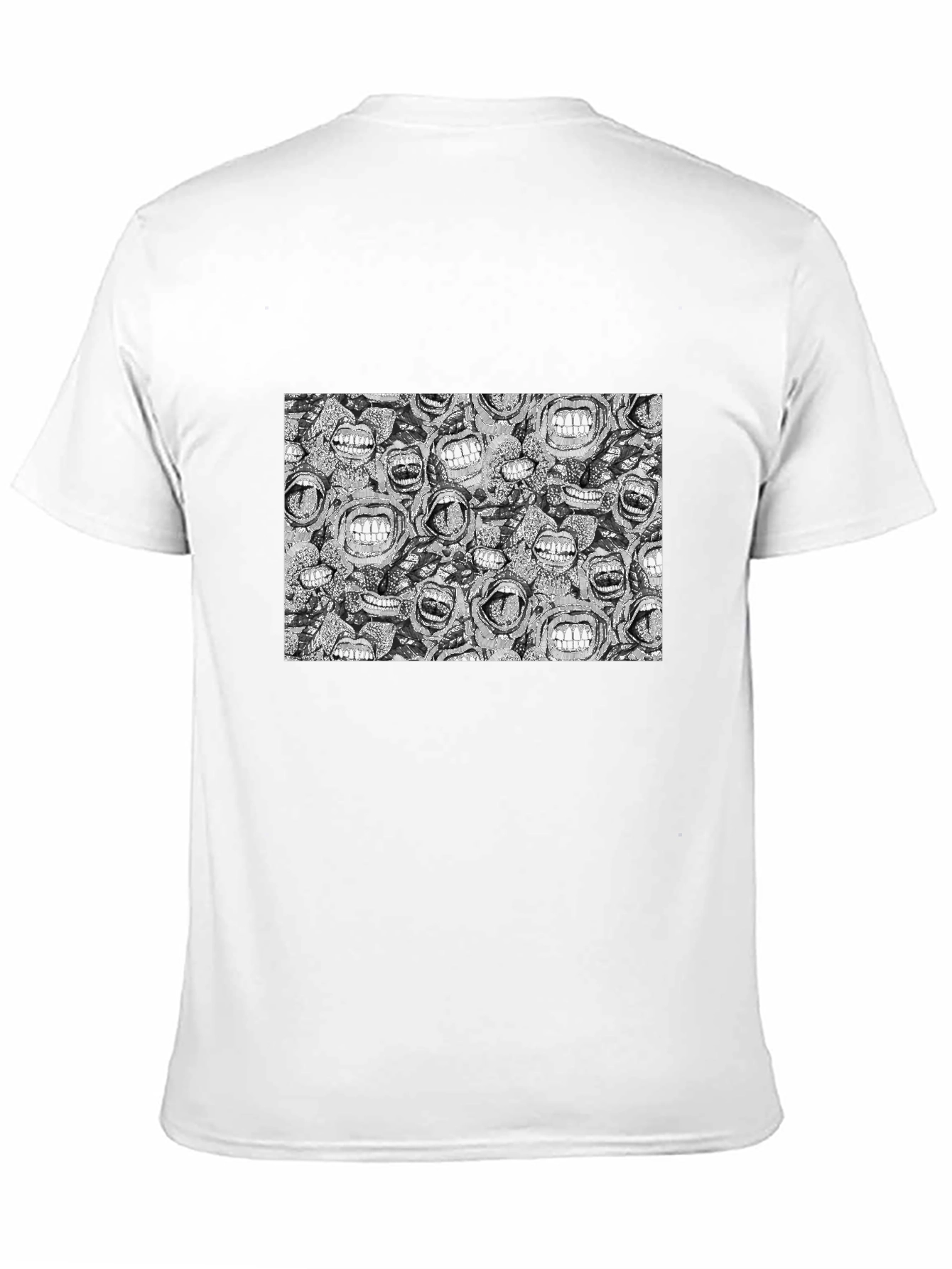 Grinning Mouths Graphic Black T-Shirt