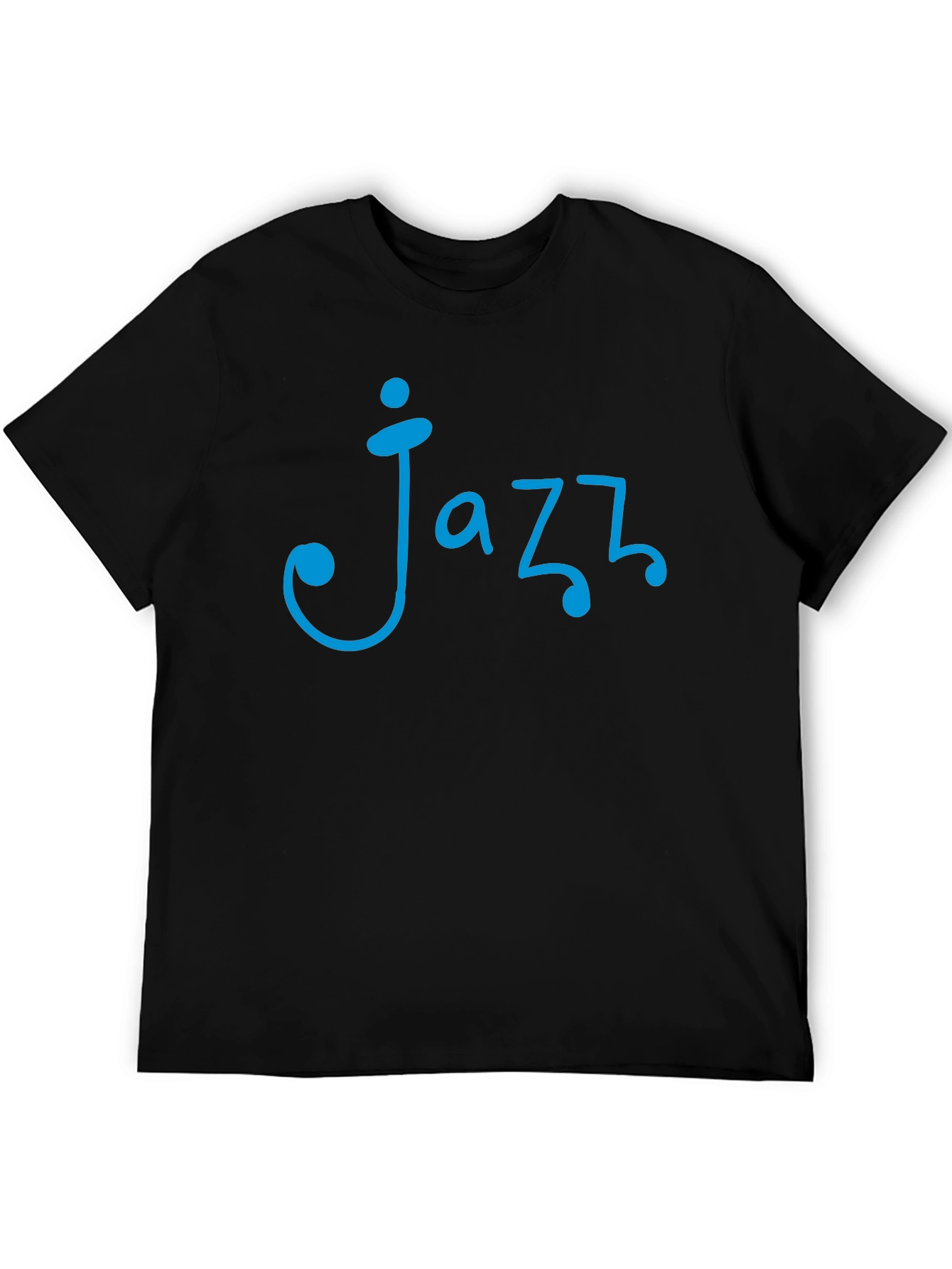 Cool Jazz Music T-Shirt - Stylish Blue Design