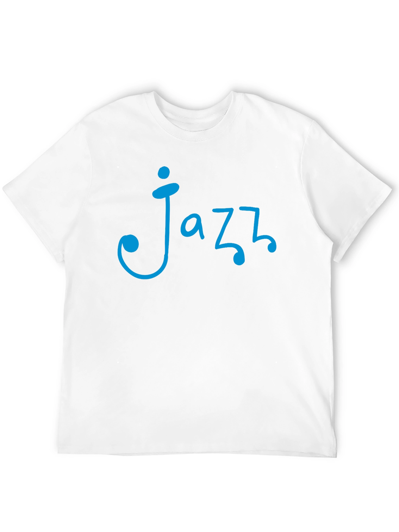 Cool Jazz Music T-Shirt - Stylish Blue Design