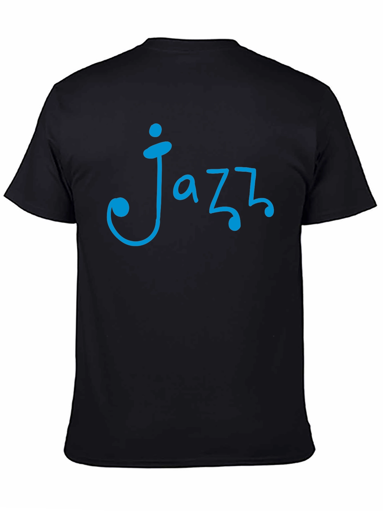 Cool Jazz Music T-Shirt - Stylish Blue Design