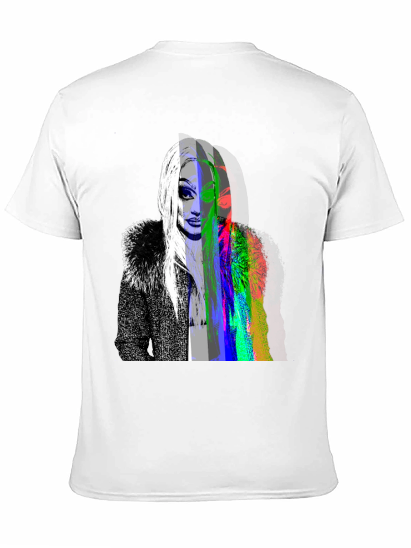 Drag Queen Glitch Black T-Shirt