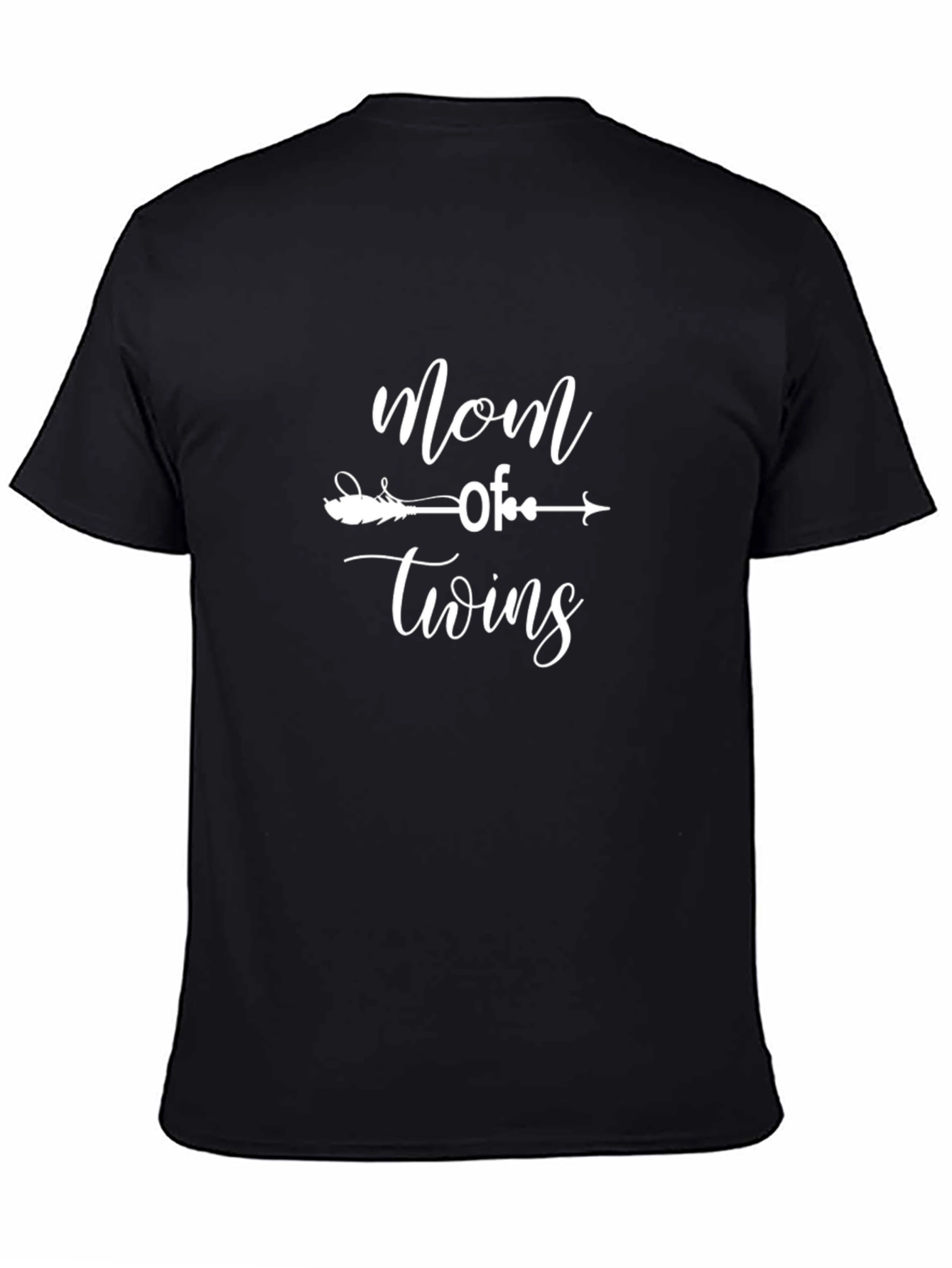 Mom of Twins Graphic Tee - Black Unisex T-Shirt