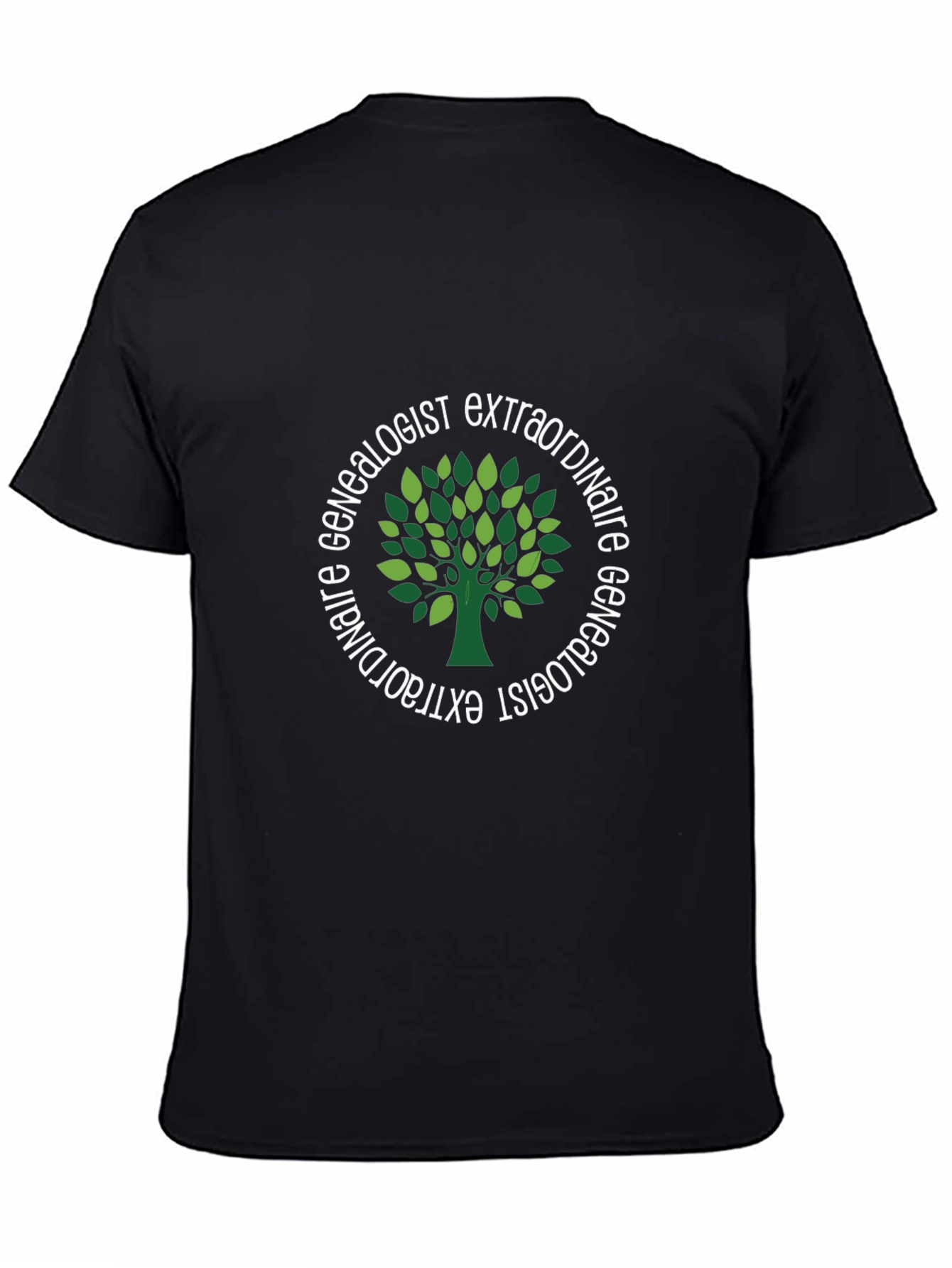 Genealogist Extraordinaire Black T-Shirt