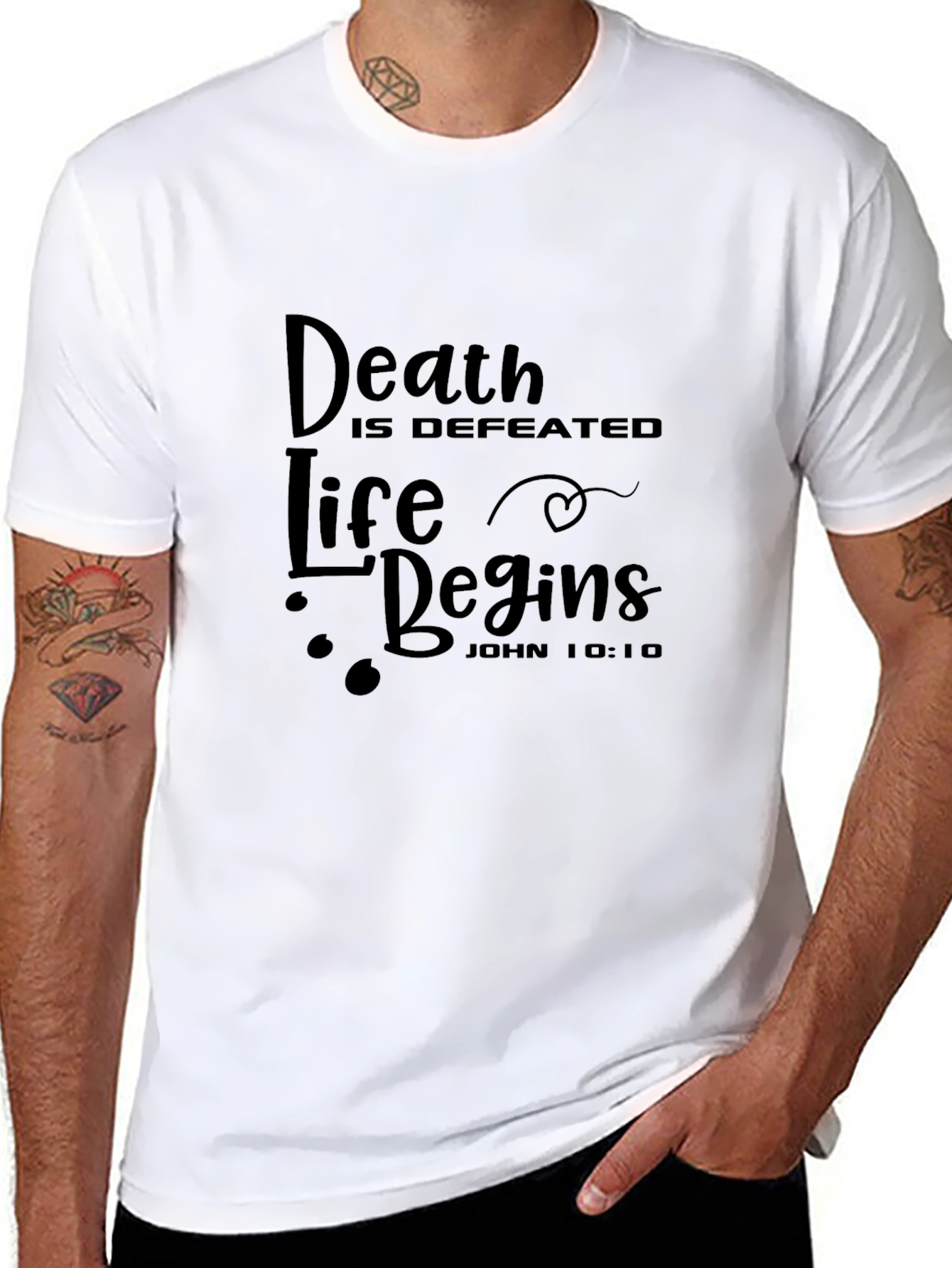 Death is Defeated Graphic Tee