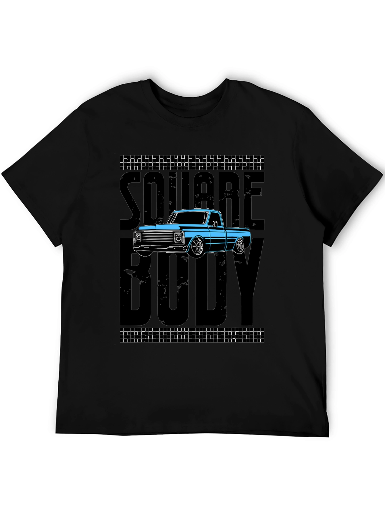 Square Body Truck Graphic Tee - Automotive Enthusiast Shirt