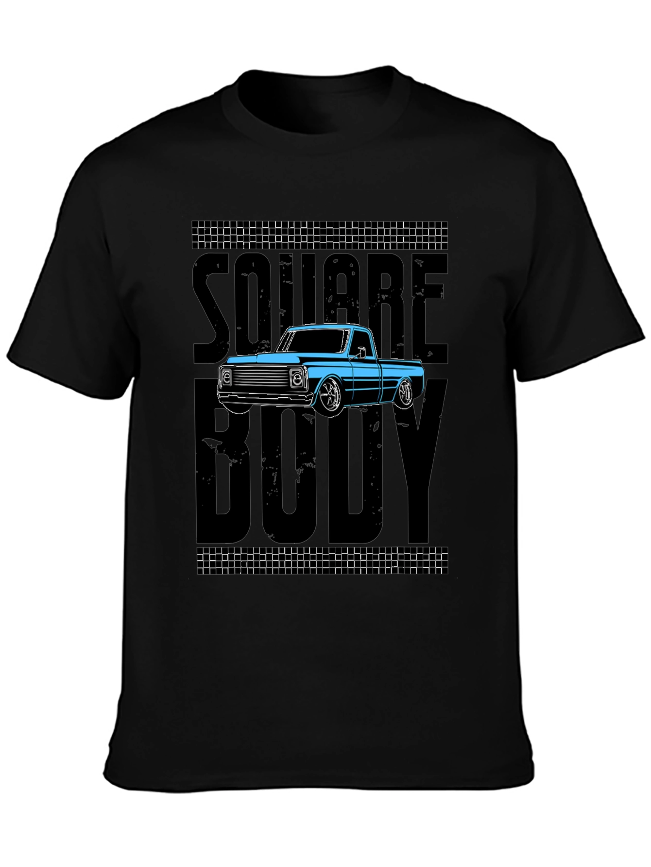 Square Body Truck Graphic Tee - Automotive Enthusiast Shirt