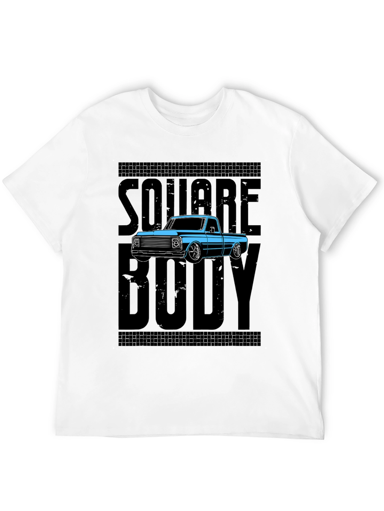 Square Body Truck Graphic Tee - Automotive Enthusiast Shirt