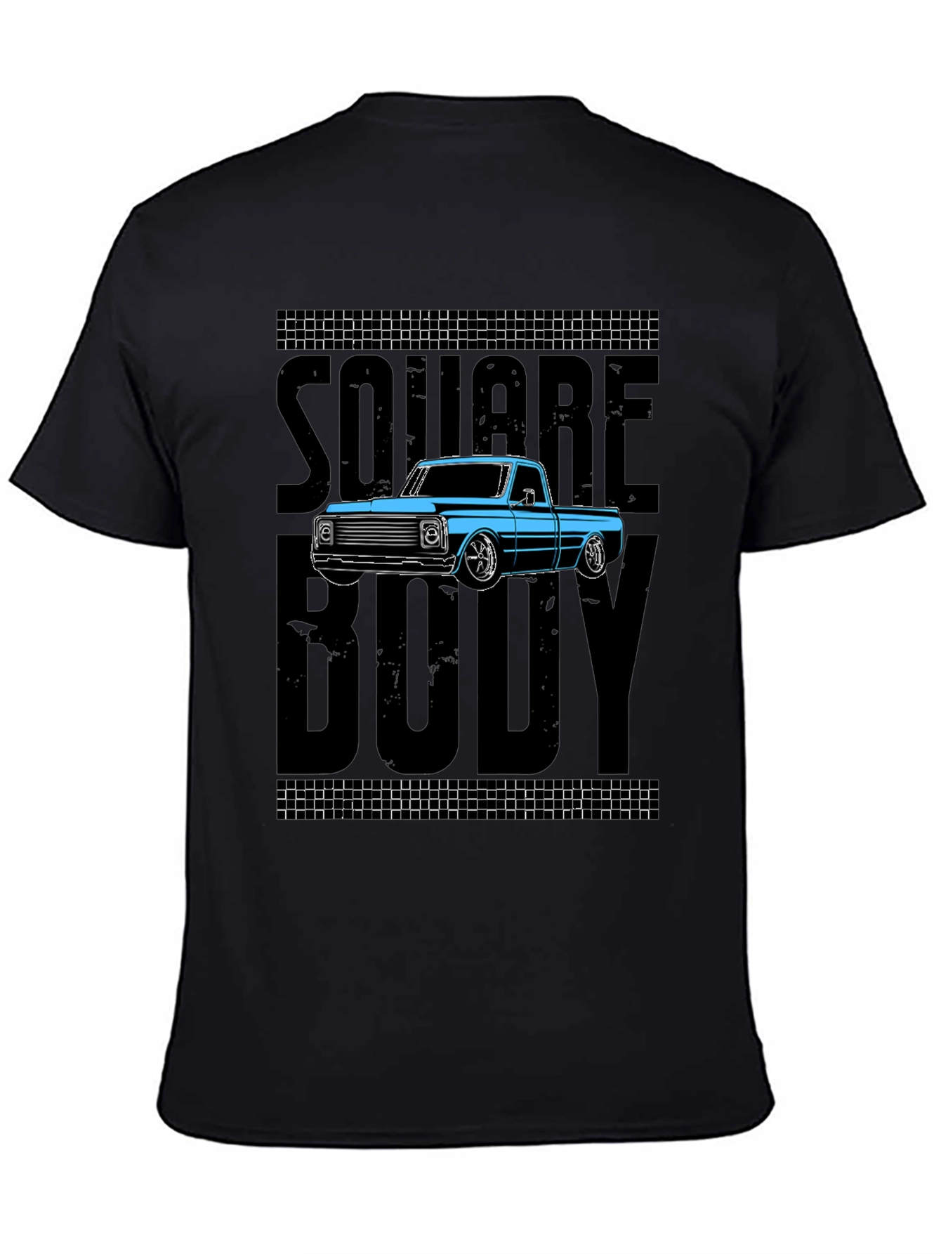 Square Body Truck Graphic Tee - Automotive Enthusiast Shirt