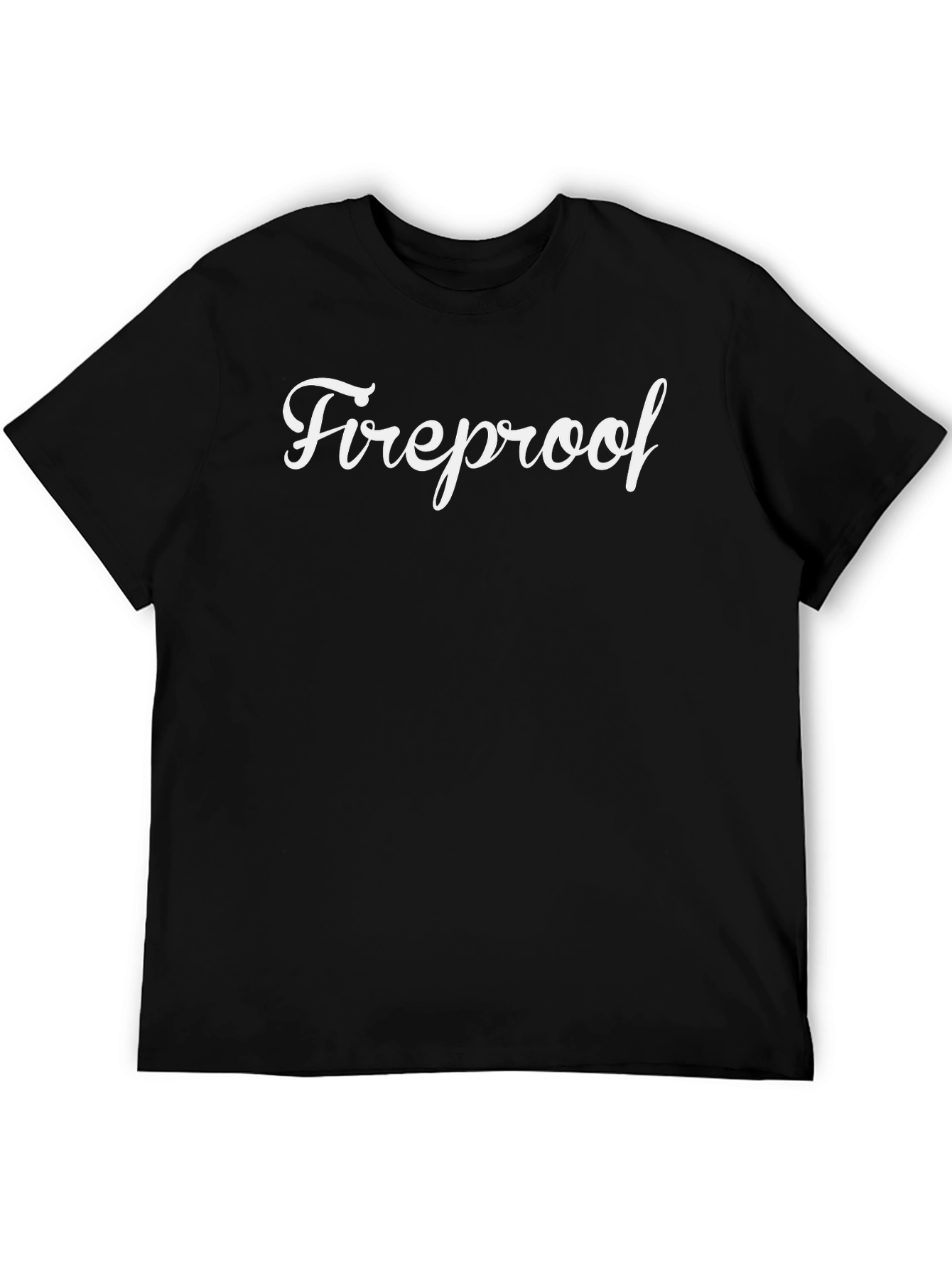 Fireproof T-Shirt - Black Crew Neck Tee