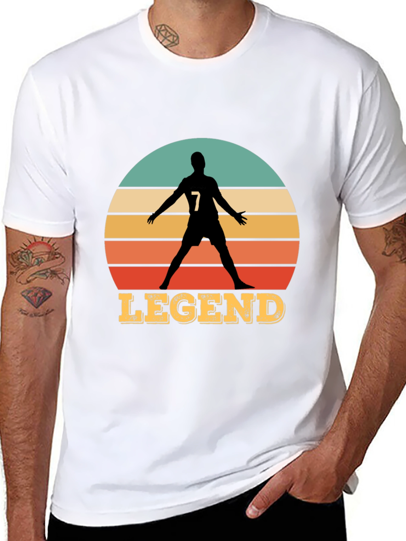 Legend Soccer Player Graphic T-Shirt