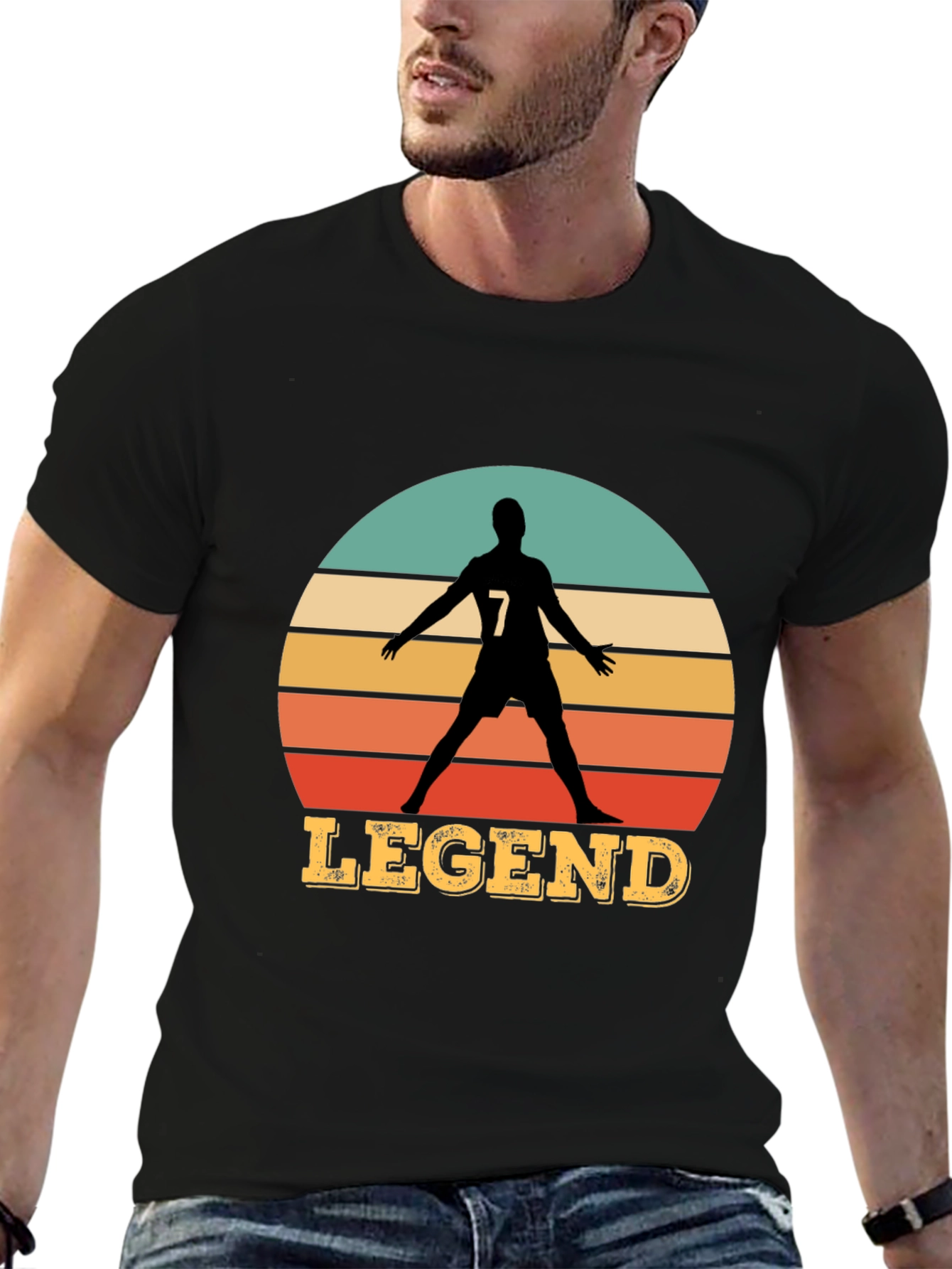 Legend Soccer Player Graphic T-Shirt