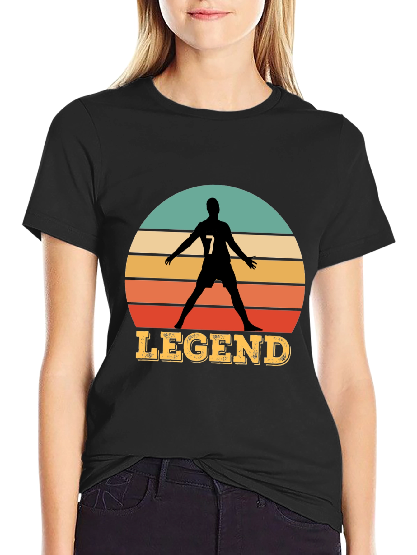 Legend Soccer Player Graphic T-Shirt