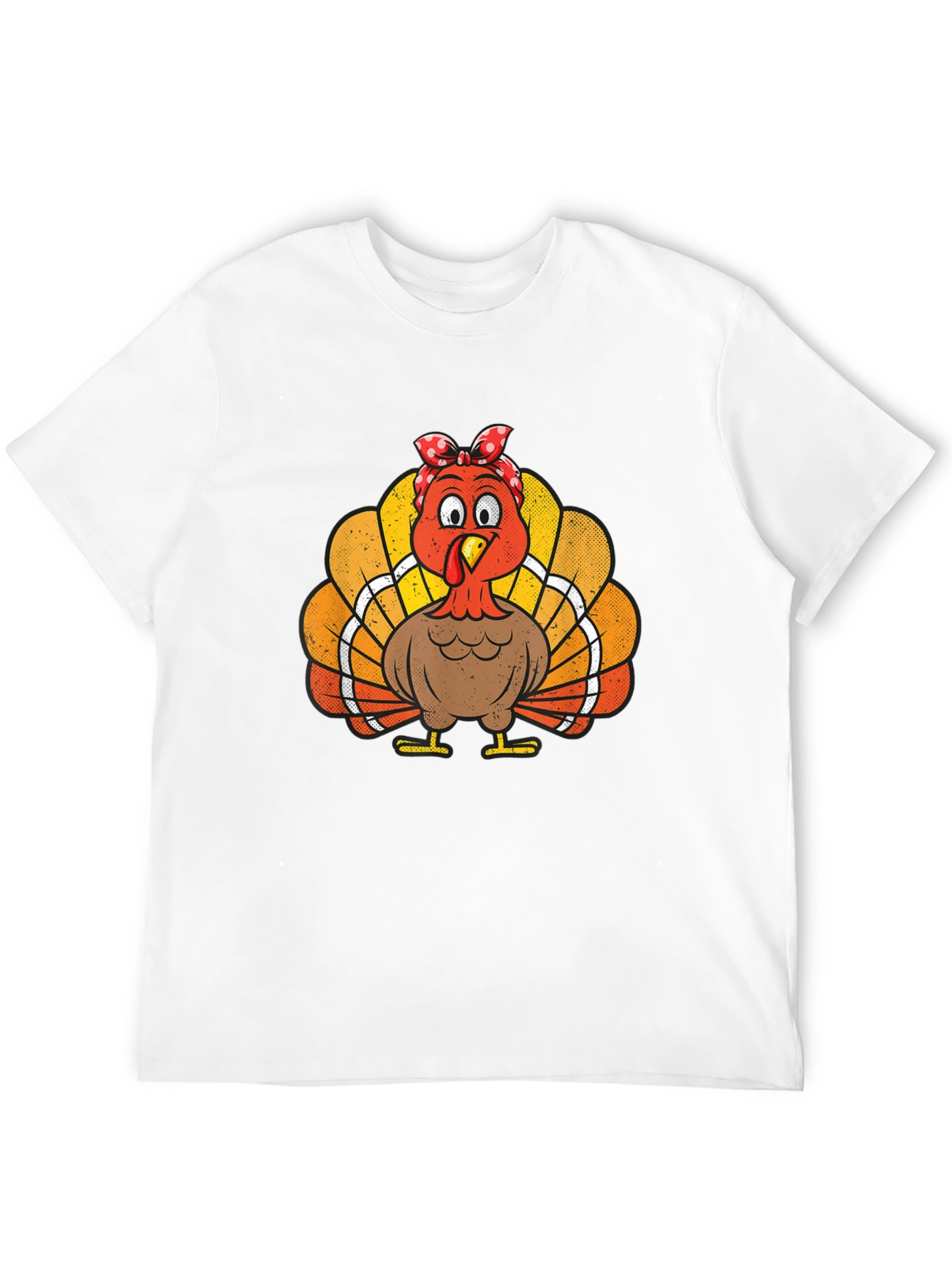Thanksgiving Turkey Bandana T-Shirt