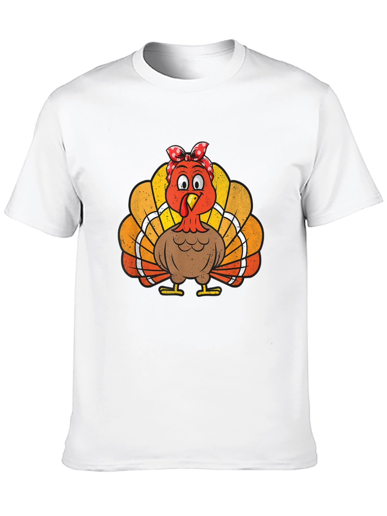 Thanksgiving Turkey Bandana T-Shirt
