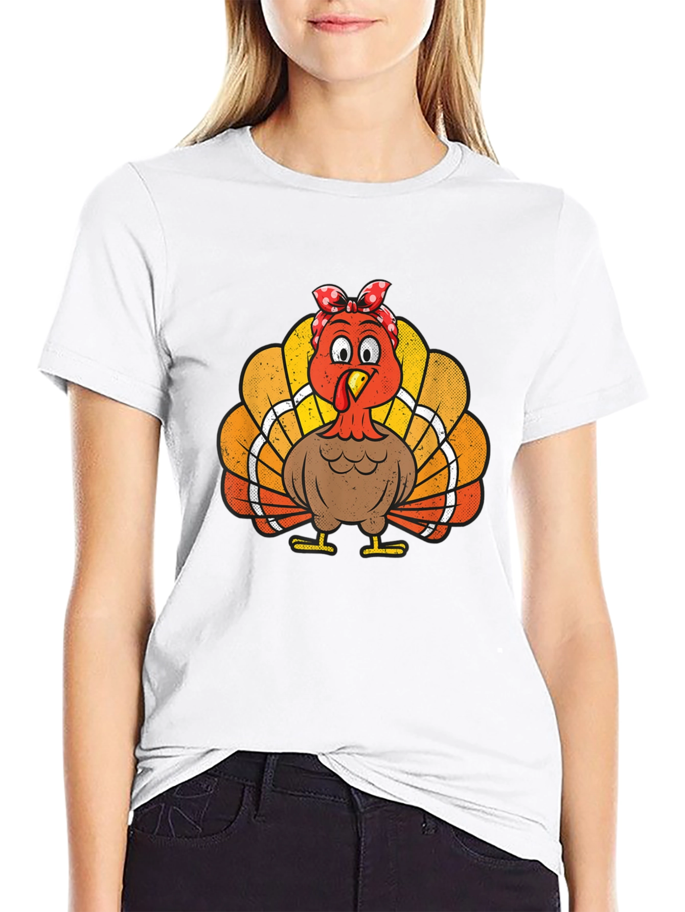 Thanksgiving Turkey Bandana T-Shirt