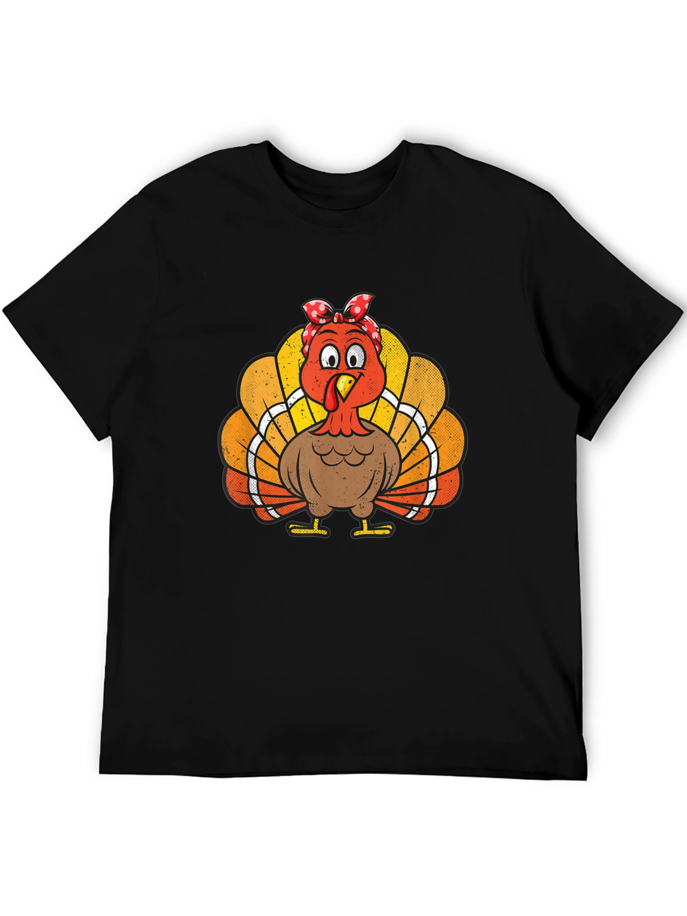 Thanksgiving Turkey Bandana T-Shirt