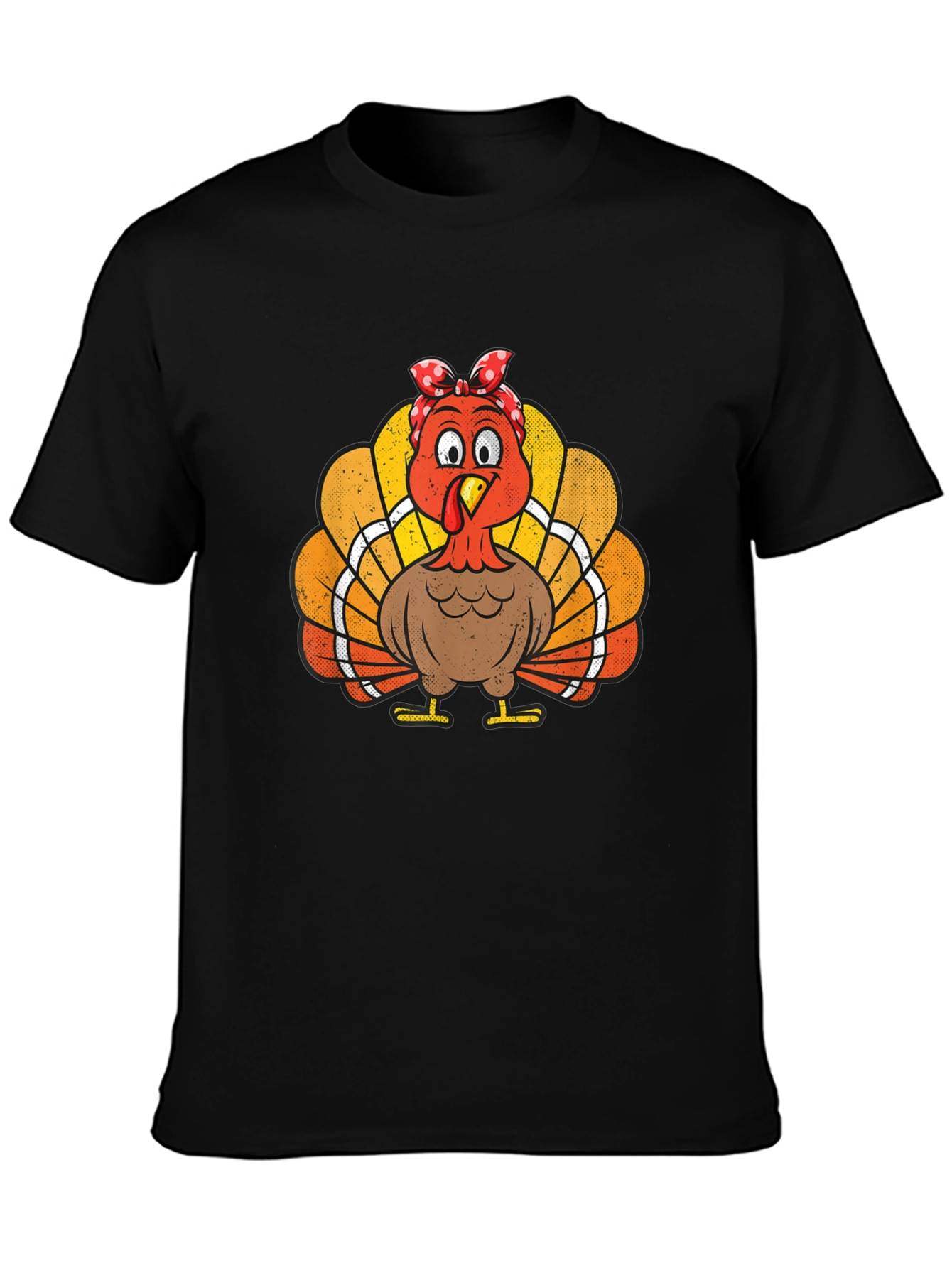 Thanksgiving Turkey Bandana T-Shirt