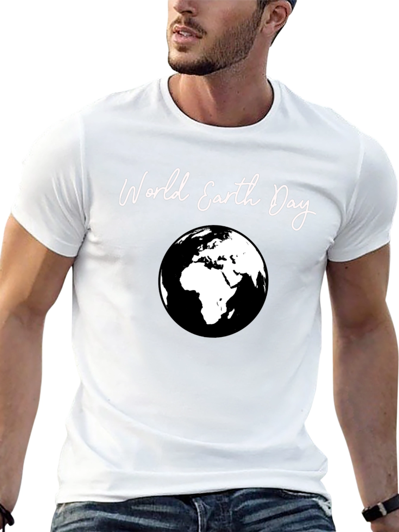 World Earth Day Graphic Tee - Black