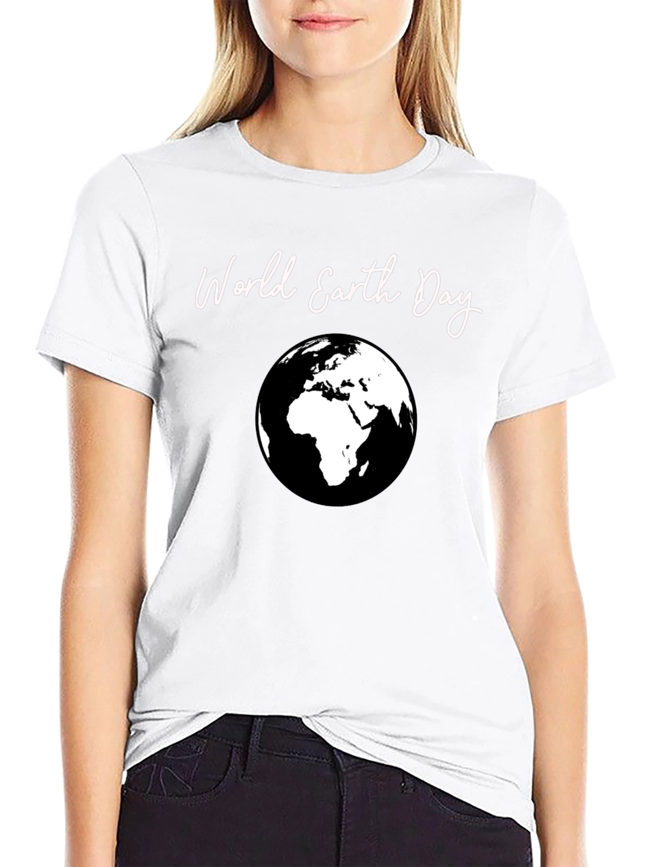 World Earth Day Graphic Tee - Black