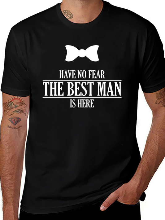 Best Man T-Shirt: Funny Wedding Party Tee