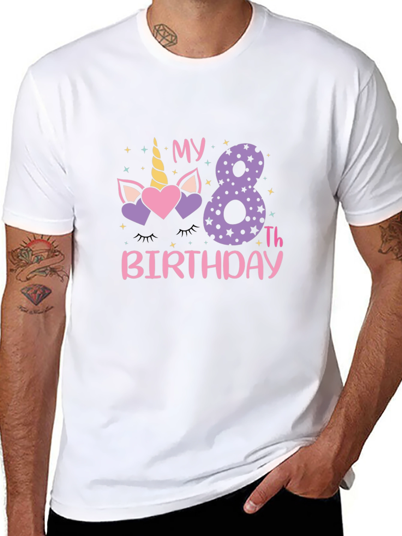 8th Birthday Unicorn T-Shirt